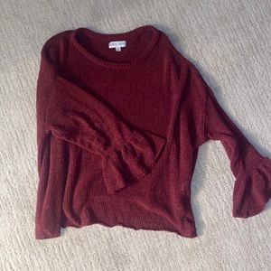 Maroon sweater